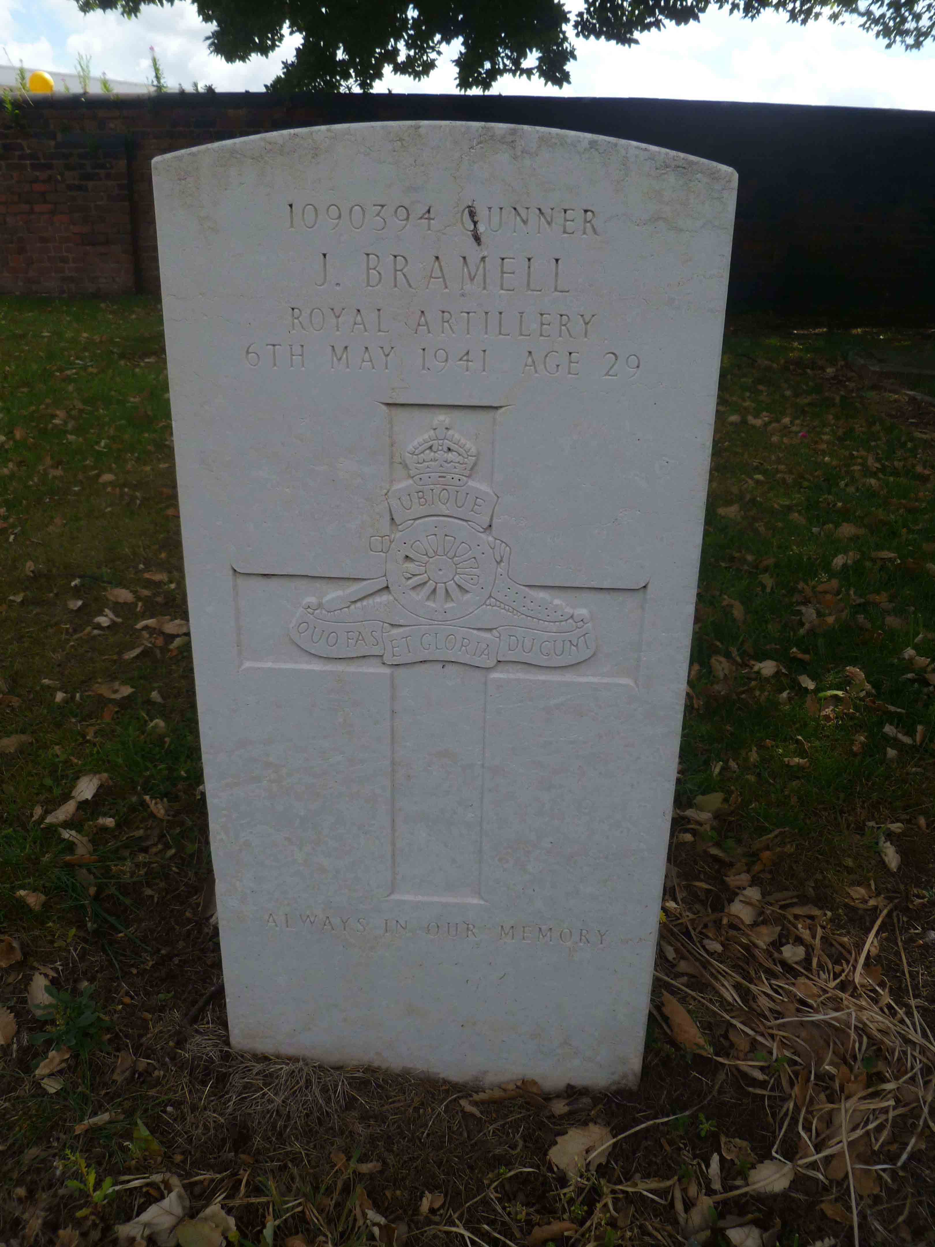 Bramell, James (War Grave) (C Left 68)